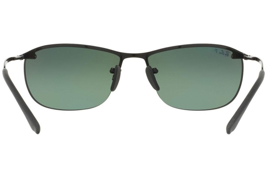 Sunčane naočale Ray-Ban Chromance Collection RB3542 002/5L Polarized Pravokutan Crni