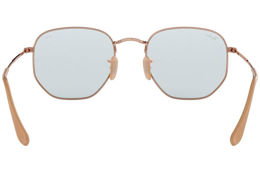 Sunčane naočale Ray-Ban Hexagonal Evolve RB3548N 91310Y Okrugao Zlatni