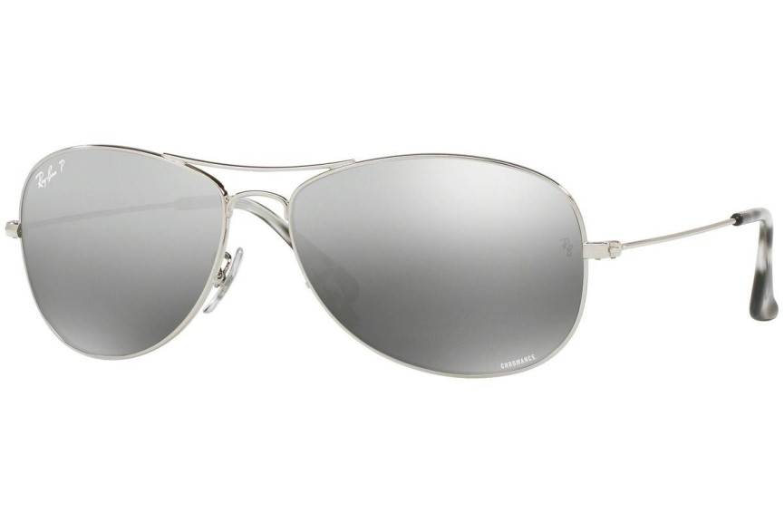 Sunčane naočale Ray-Ban Chromance Collection RB3562 003/5J Polarized Pilotski Srebrni