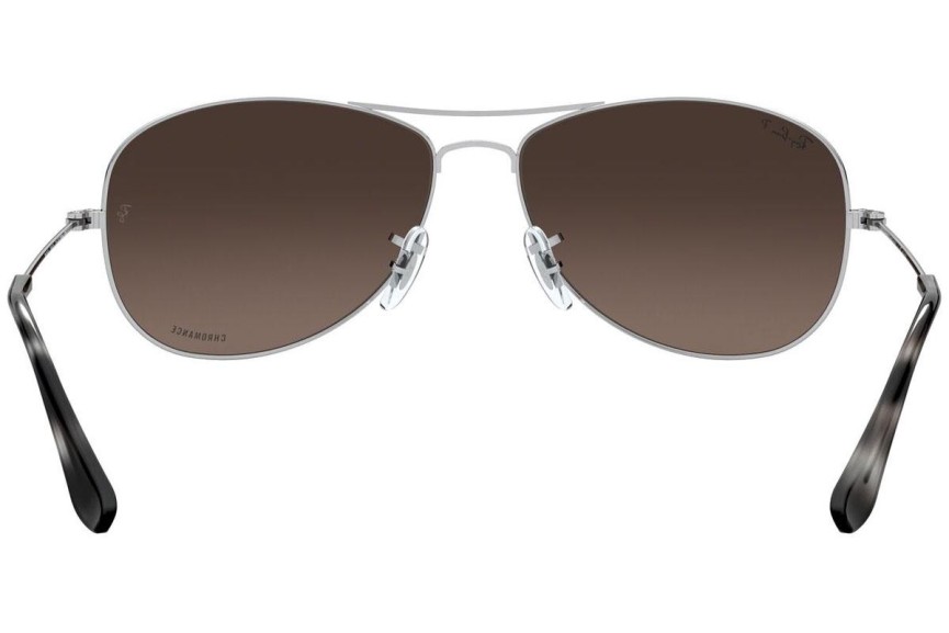 Sunčane naočale Ray-Ban Chromance Collection RB3562 003/5J Polarized Pilotski Srebrni