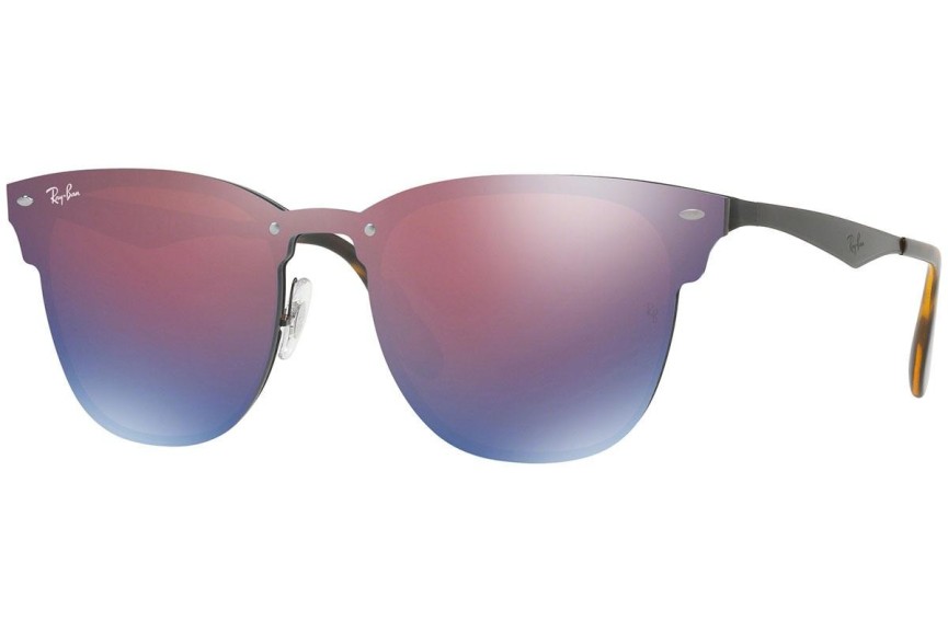 Sunčane naočale Ray-Ban Blaze Clubmaster Blaze Collection RB3576N 153/7V Zadebljani gornji dio Crni