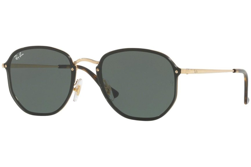 Sunčane naočale Ray-Ban Blaze Hexagonal Blaze Collection RB3579N 001/71 Kvadratni Crni