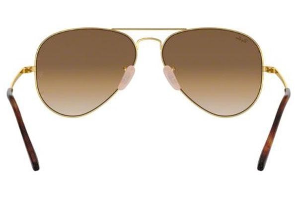 Sunčane naočale Ray-Ban Aviator Metal II RB3689 914751 Pilotski Zlatni