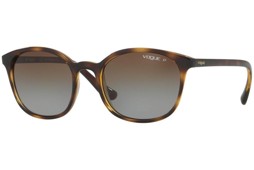 Sunčane naočale Vogue Eyewear Light and Shine Collection VO5051S W656T5 Polarized Kvadratni Havana