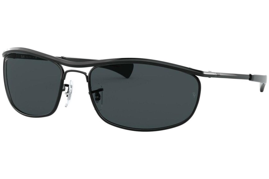 Sunčane naočale Ray-Ban Olympian I Deluxe RB3119M 002/R5 Pravokutan Crni