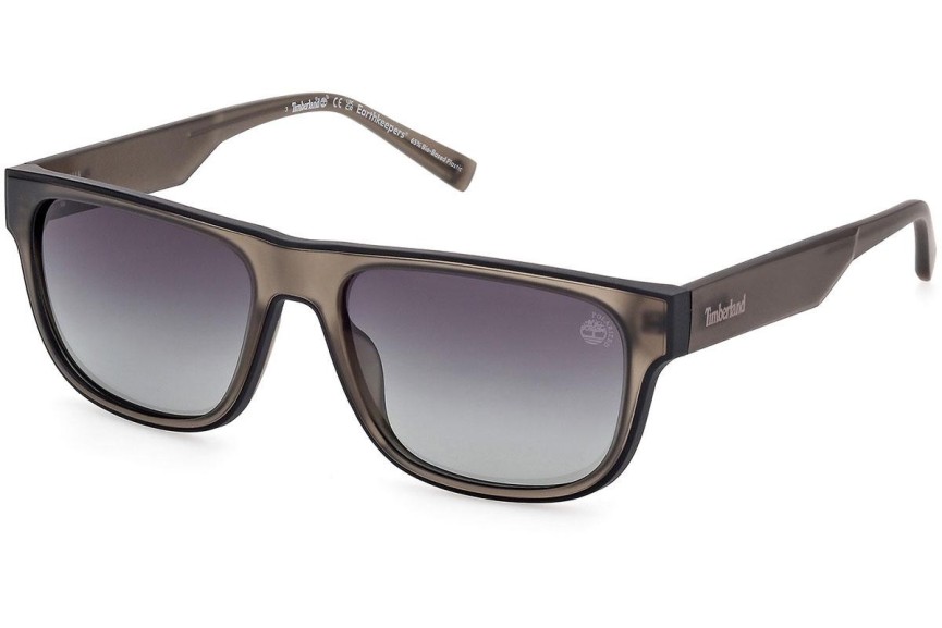 Sunčane naočale Timberland TB00025 45D Polarized Kvadratni Smeđi