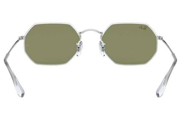 Sunčane naočale Ray-Ban Octagonal RB3556 91984E Okrugao Srebrni