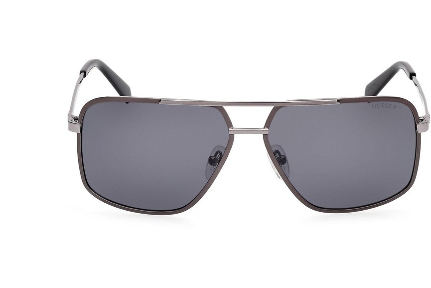 Sunčane naočale Guess GU00167 09D Polarized Pilotski Srebrni