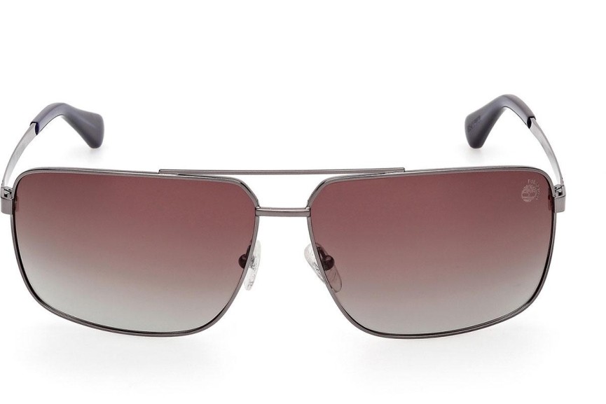 Sunčane naočale Timberland TB00030 06H Polarized Pilotski Srebrni