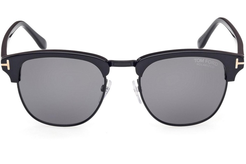 Sunčane naočale Tom Ford Henry FT0248 01D Polarized Zadebljani gornji dio Crni