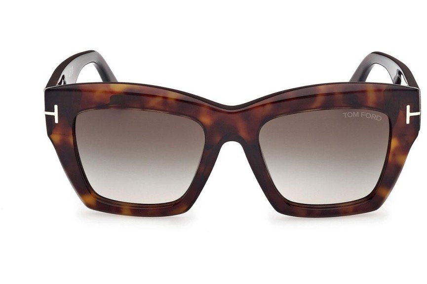 Sunčane naočale Tom Ford Luna FT1191 52B Cat Eye Havana