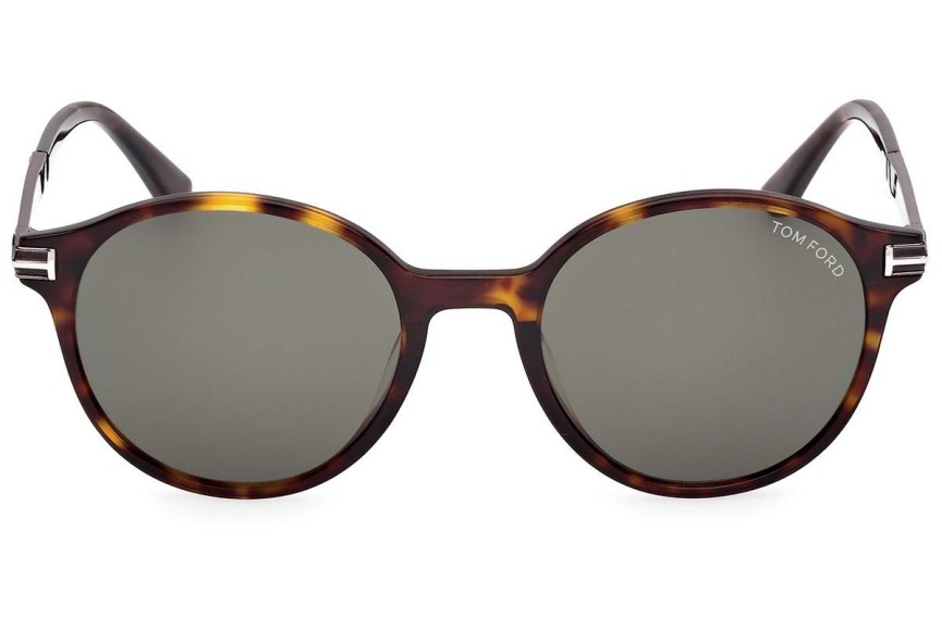 Sunčane naočale Tom Ford Araki FT1184 52N Okrugao Havana