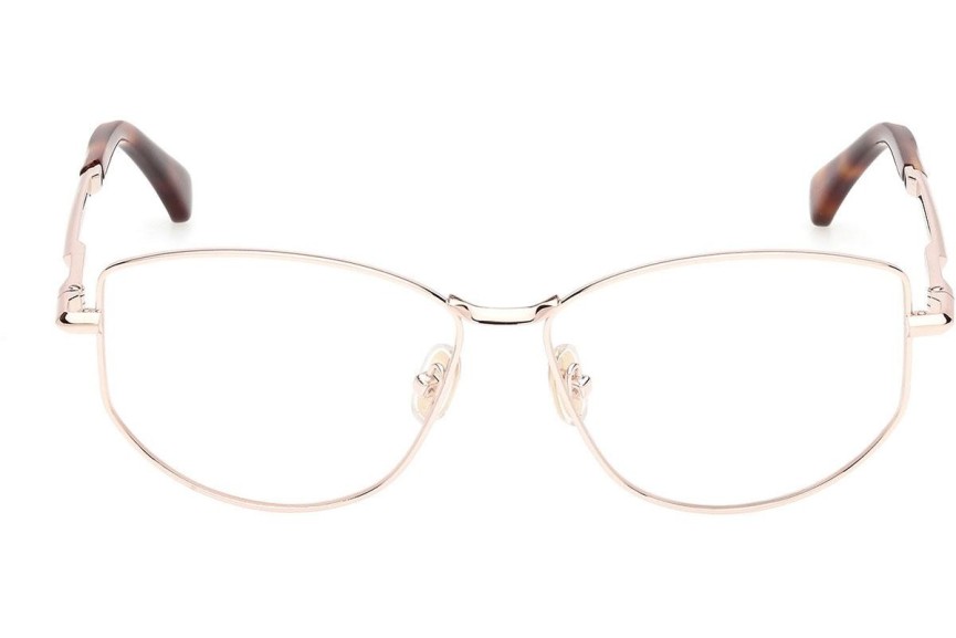 Naočale Max Mara MM5153 028 Cat Eye Zlatni