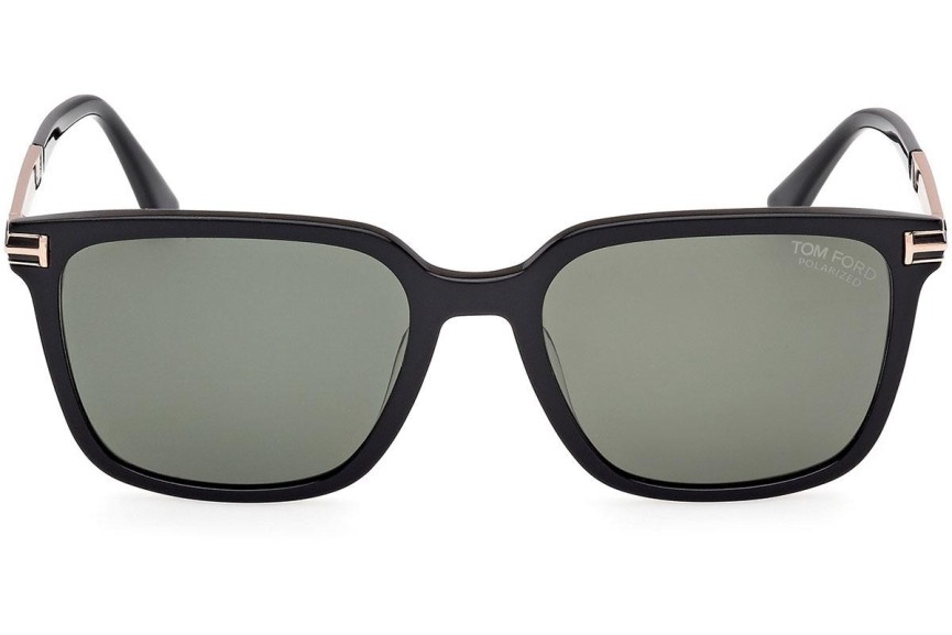 Sunčane naočale Tom Ford Jochem FT1183 01R Polarized Kvadratni Crni