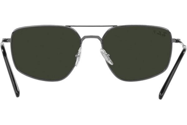 Sunčane naočale Ray-Ban RB3666 004/N5 Polarized Pravokutan Sivi