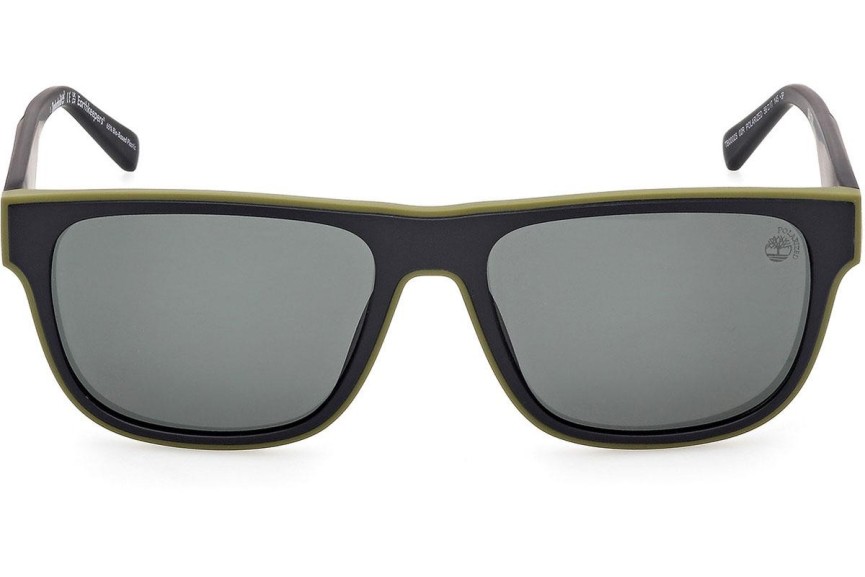 Sunčane naočale Timberland TB00025 02R Polarized Kvadratni Crni