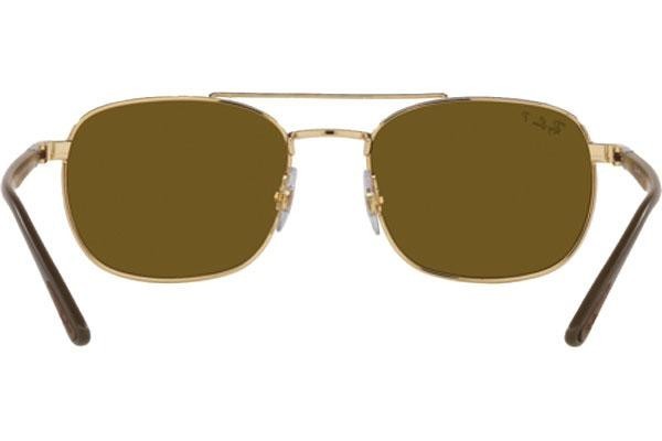 Sunčane naočale Ray-Ban Chromance Collection RB3670CH 001/AN Polarized Kvadratni Zlatni