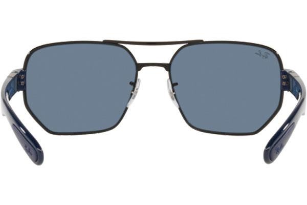 Sunčane naočale Ray-Ban RB3672 002/80 Pravokutan Crni