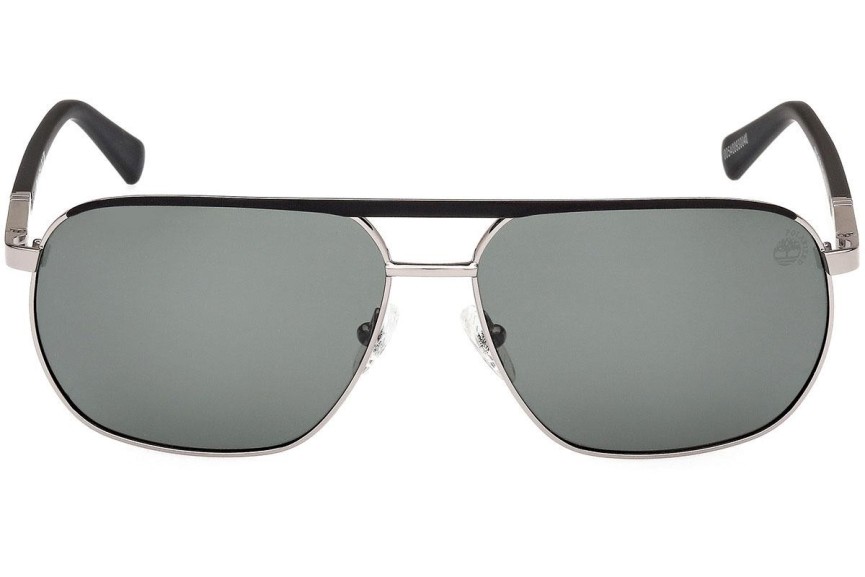 Sunčane naočale Timberland TB00027 08R Polarized Kvadratni Srebrni