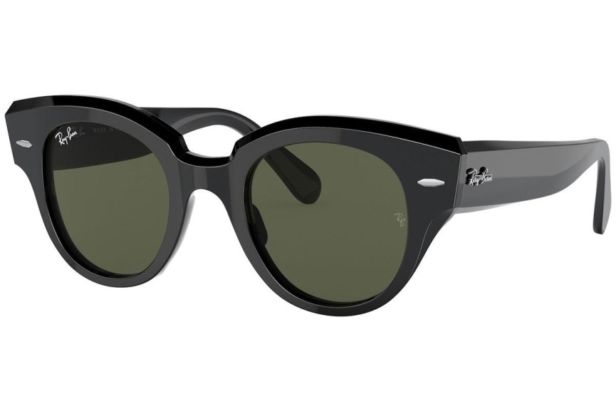 Sunčane naočale Ray-Ban Roundabout RB2192 901/31 Okrugao Crni