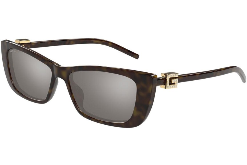 Sunčane naočale Gucci GG1681S 003 Cat Eye Havana