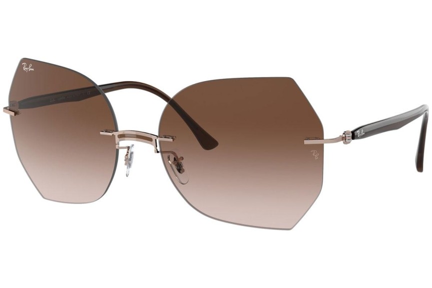 Sunčane naočale Ray-Ban Titanium Collection RB8065 155/13 Cat Eye Zlatni