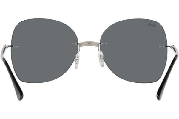 Sunčane naočale Ray-Ban Titanium Collection RB8066 003/81 Polarized Kvadratni Crni