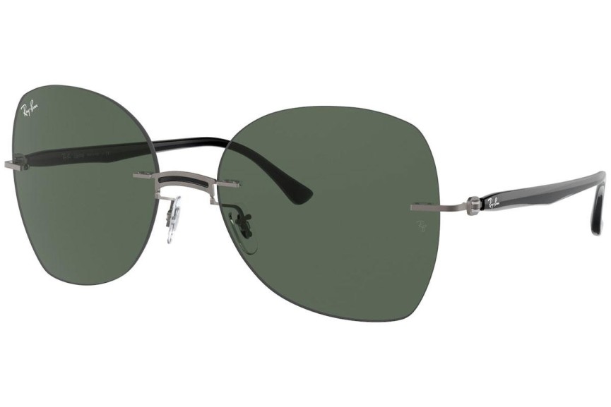 Sunčane naočale Ray-Ban Titanium Collection RB8066 154/71 Kvadratni Sivi