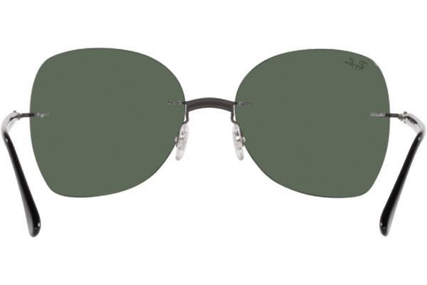 Sunčane naočale Ray-Ban Titanium Collection RB8066 154/71 Kvadratni Sivi