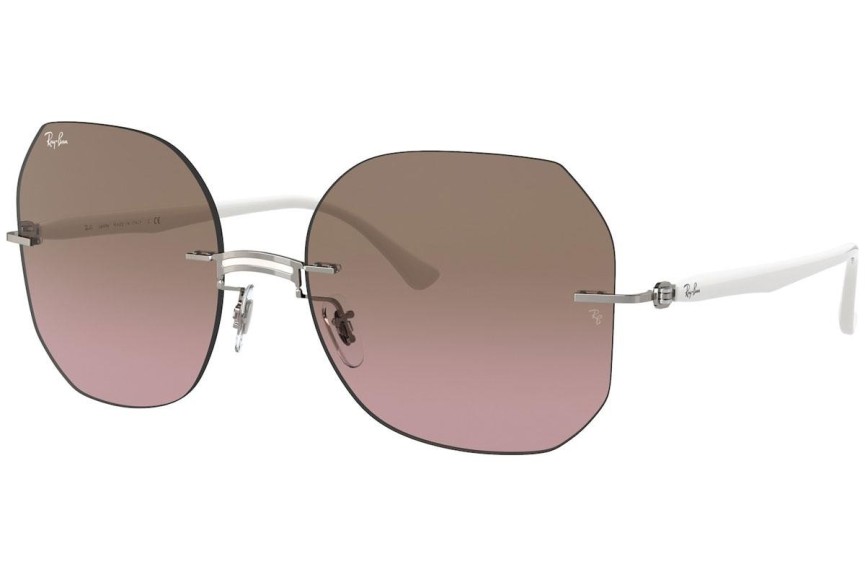 Sunčane naočale Ray-Ban Titanium Collection RB8067 159/14 Kvadratni Srebrni