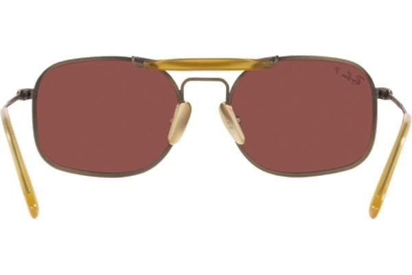 Sunčane naočale Ray-Ban Chromance Collection RB8062 9207AL Polarized Kvadratni Smeđi