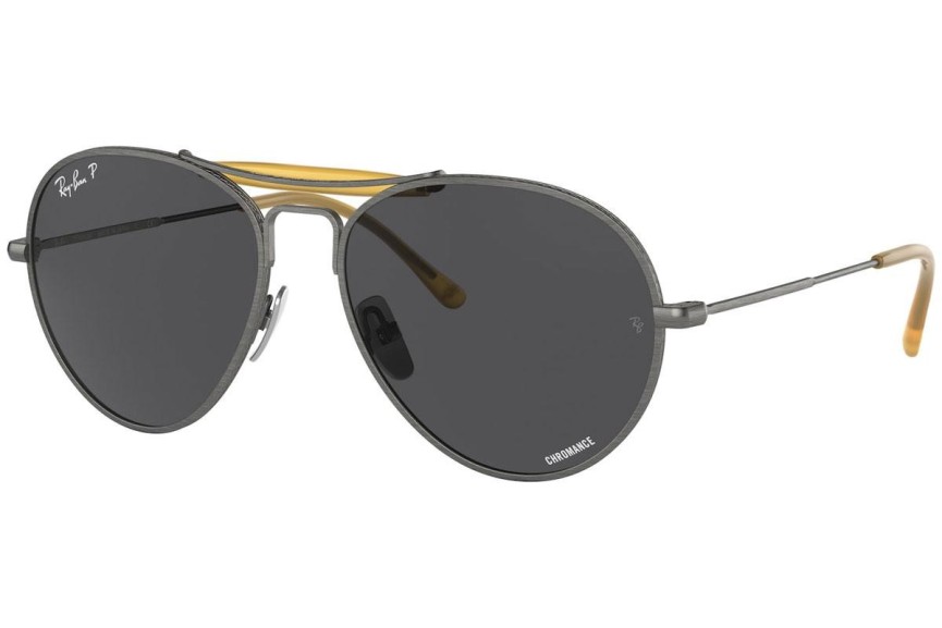 Sunčane naočale Ray-Ban Chromance Collection RB8063 9208K8 Polarized Pilotski Srebrni