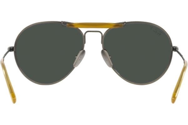 Sunčane naočale Ray-Ban Chromance Collection RB8063 9208K8 Polarized Pilotski Srebrni