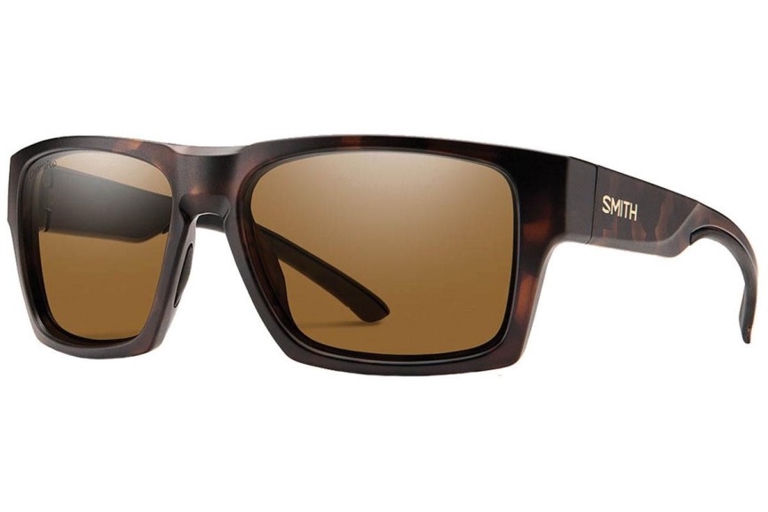 Sunčane naočale Smith OUTLIERXL2 N9P/L5 Polarized Pravokutan Havana