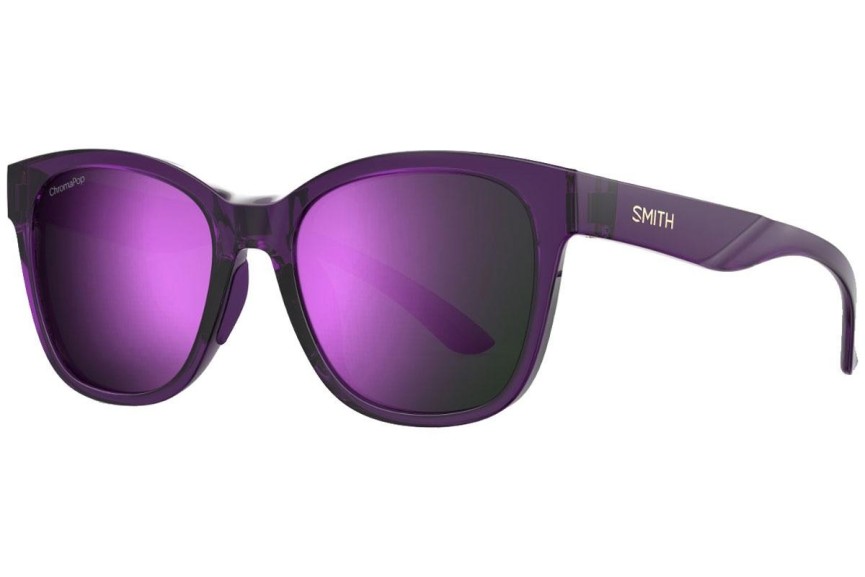 Sunčane naočale Smith CAPER 141/DF Polarized Kvadratni Ljubičasti