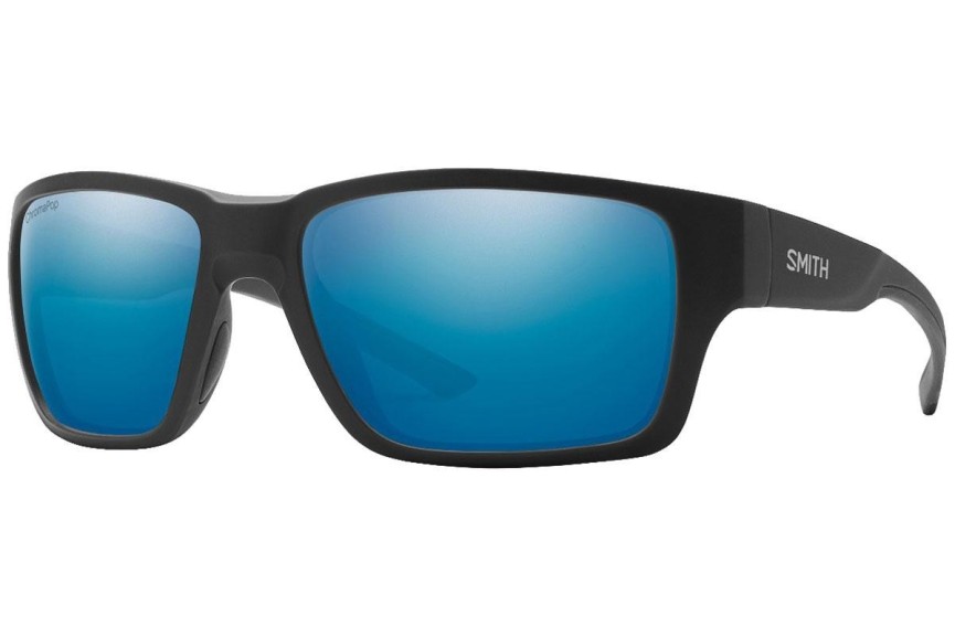 Sunčane naočale Smith Outback 124/QG Polarized Pravokutan Crni