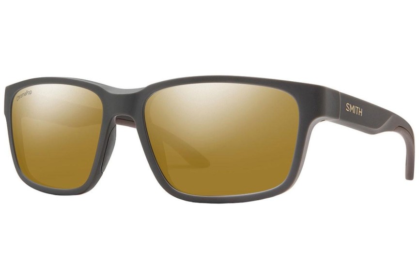 Sunčane naočale Smith BASECAMP FRE/QE Polarized Kvadratni Sivi