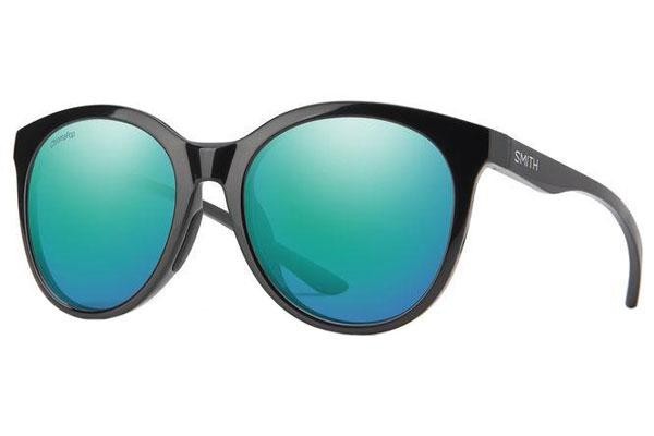 Sunčane naočale Smith BAYSIDE 807/QG Polarized Okrugao Crni