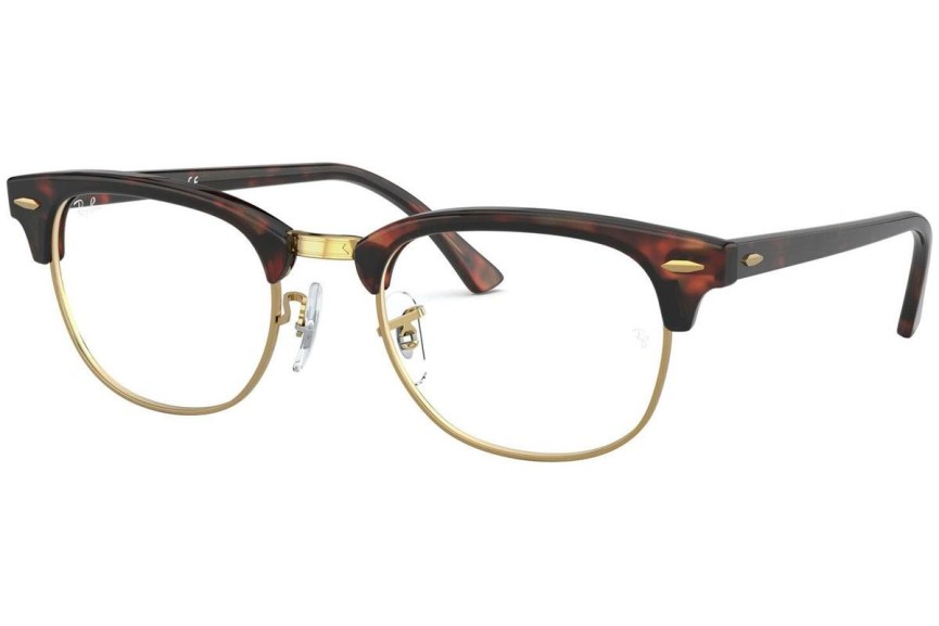 Naočale Ray-Ban Clubmaster RX5154 8058 Zadebljani gornji dio Havana