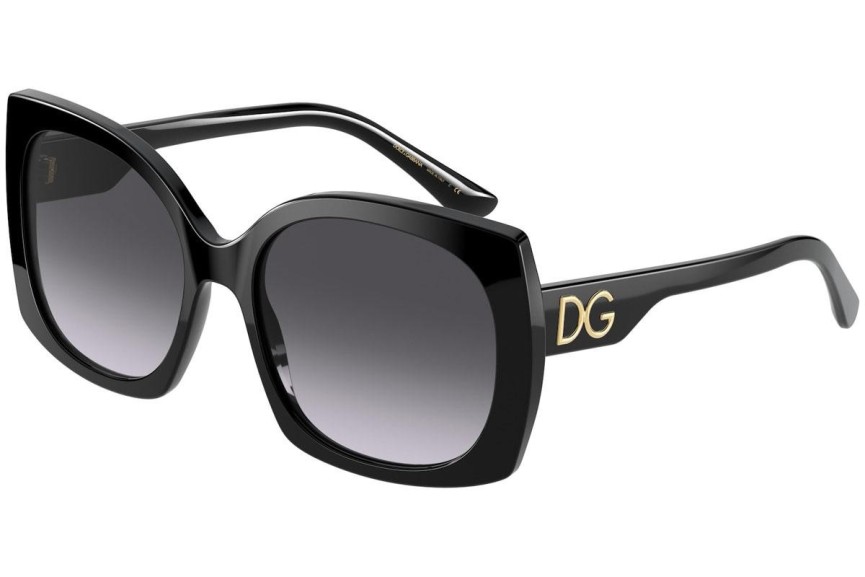 Sunčane naočale Dolce & Gabbana Icons Collection DG4385 501/8G Kvadratni Crni