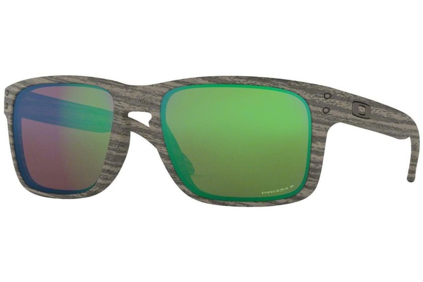 Sunčane naočale Oakley Holbrook OO9102-J8 Polarized Kvadratni Smeđi