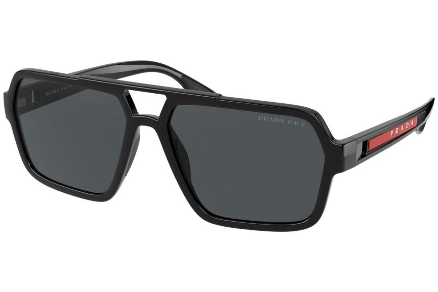 Sunčane naočale Prada Linea Rossa PS01XS 1AB02G Polarized Pravokutan Crni