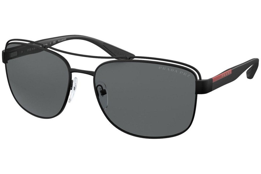 Sunčane naočale Prada Linea Rossa PS57VS 1BO02G Polarized Kvadratni Crni