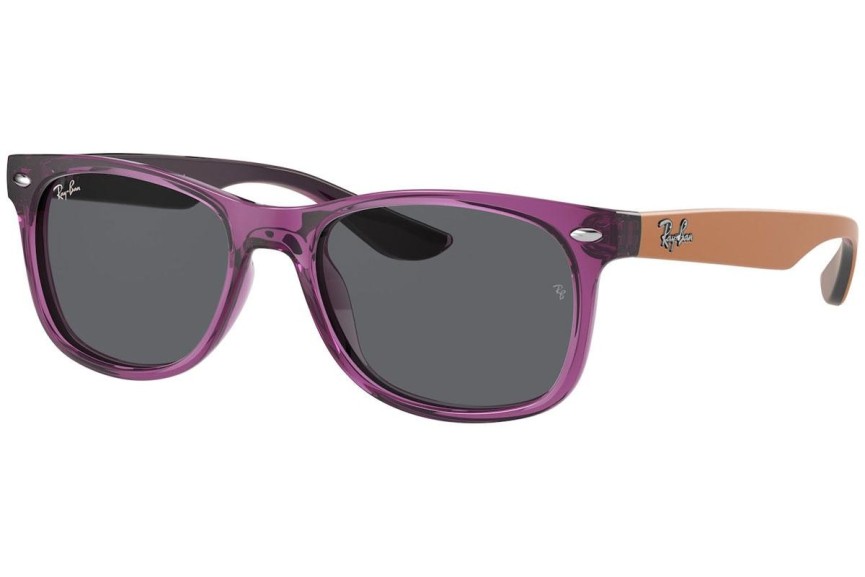 Sunčane naočale Ray-Ban Junior New Wayfarer Junior RJ9052S 706987 Kvadratni Ljubičasti