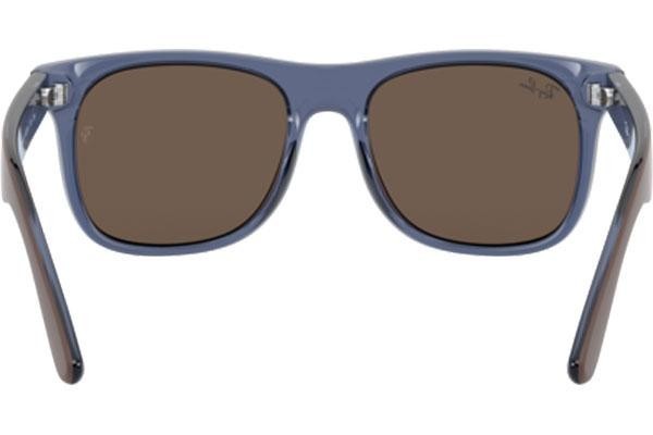 Sunčane naočale Ray-Ban Junior Junior Justin RJ9069S 706873 Kvadratni Plavi