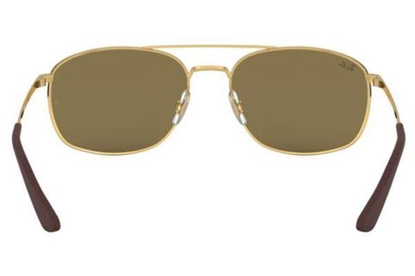 Sunčane naočale Ray-Ban RB3654 001/73 Kvadratni Zlatni