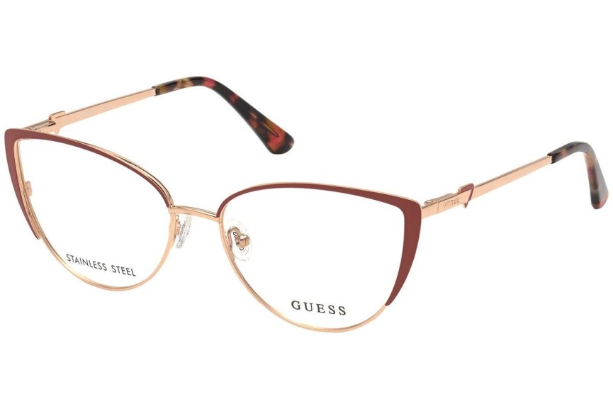 Naočale Guess GU2813 070 Cat Eye Crveni