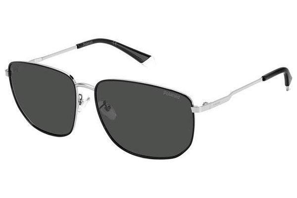 Sunčane naočale Polaroid PLD2120/G/S 84J/M9 Polarized Pravokutan Srebrni