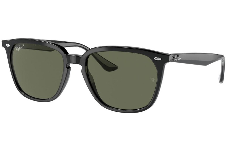 Sunčane naočale Ray-Ban RB4362 601/9A Polarized Kvadratni Crni