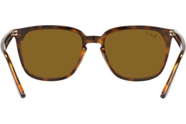 Sunčane naočale Ray-Ban RB4362 710/83 Polarized Kvadratni Havana